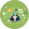 Good Mental Health, feeling good, calm and mentally well